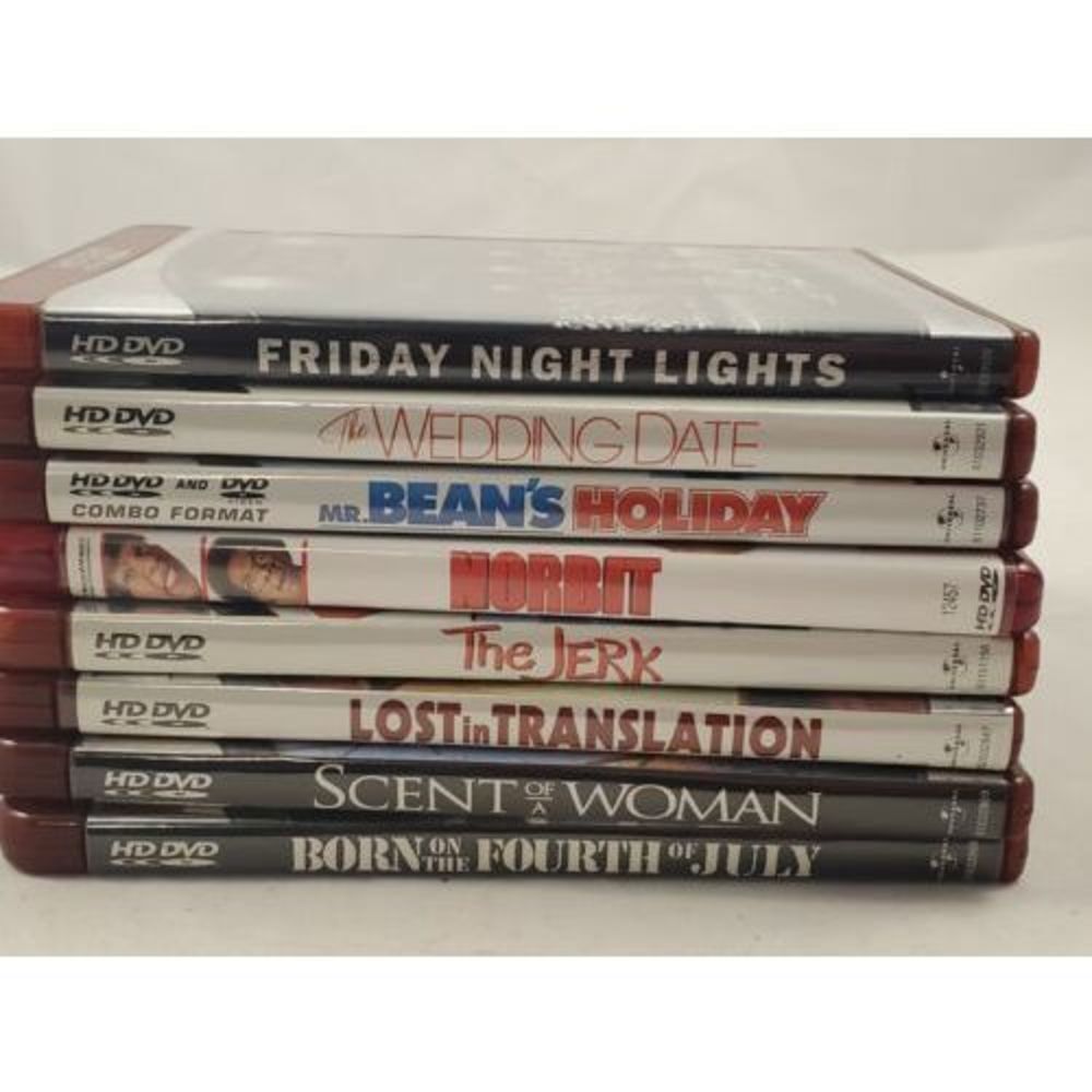 Action Comedy Lot Of 8 HD DVD's Friday Night Lights Norbit‎ The Jerk Mr Bean